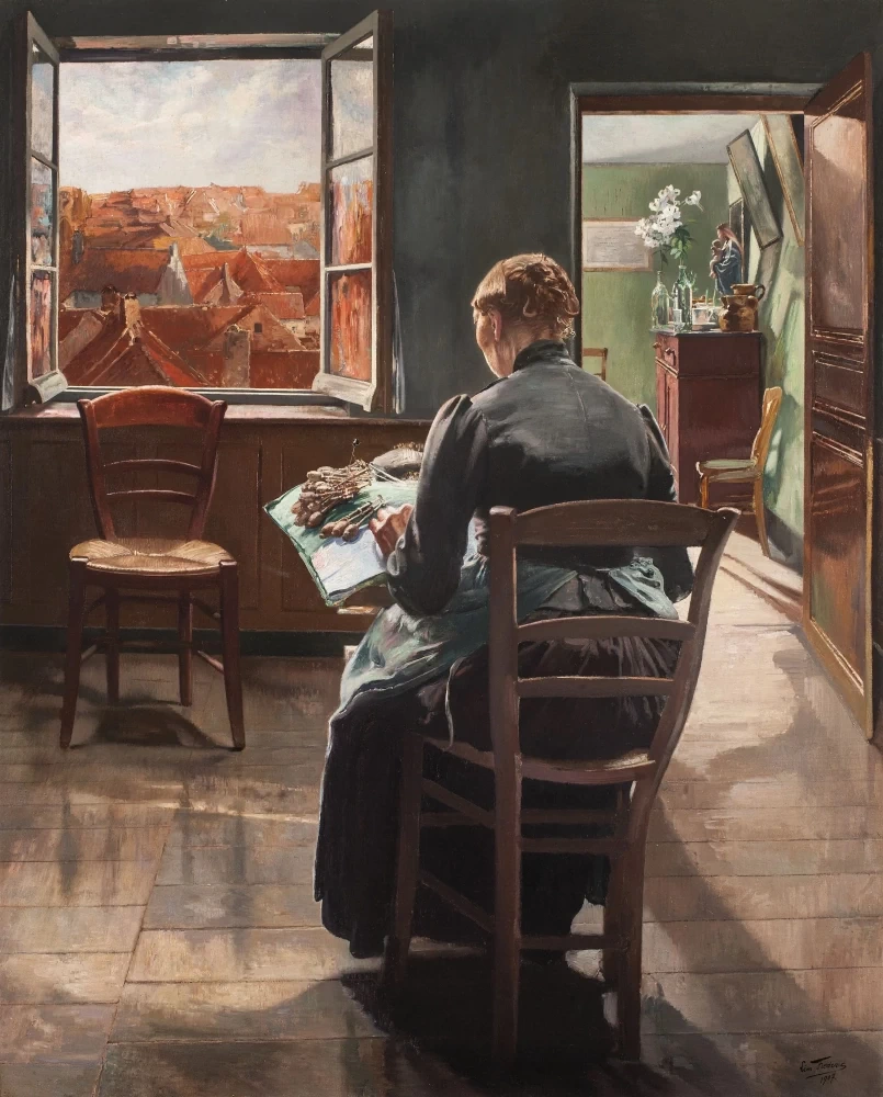 La merlettaia, 1907